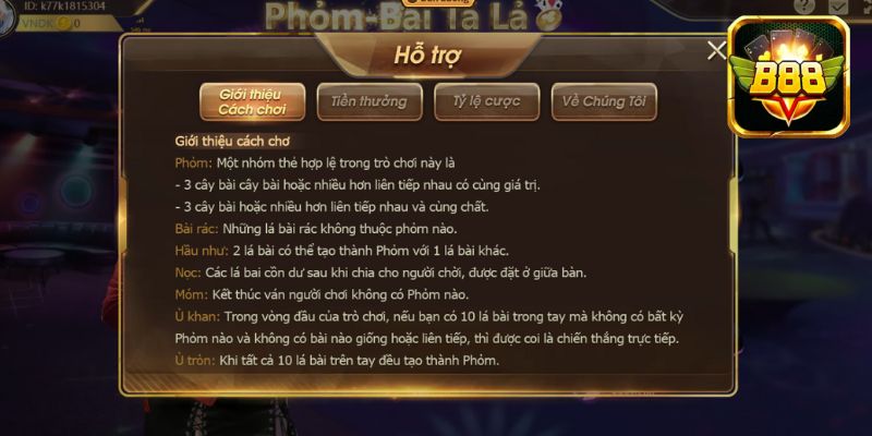 Hướng dẫn quy luật cơ bản dành cho tân thủ