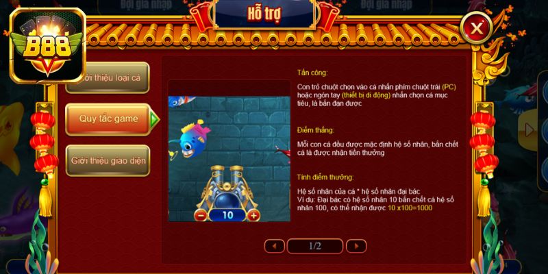 Quy tắc cơ bản trong một trận đấu sâu đại dương