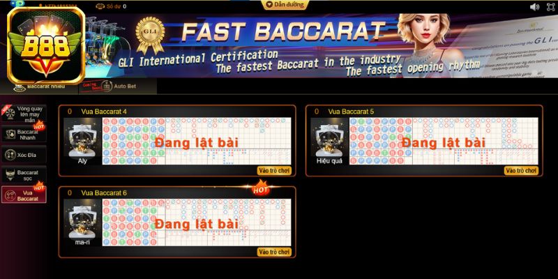 Luật chơi Baccarat trực tuyến chi tiết cho người mới